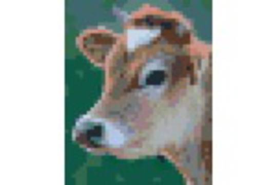 Jersey Cow One [1] Baseplate PixelHobby Mini-mosaic Art Kit